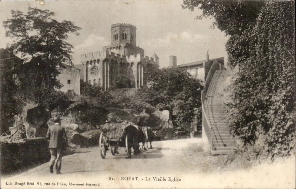 Royat - A Velha Igreja — Lib. Bougé Béal, rua do Escudo, Clermont-Ferrand - Frente