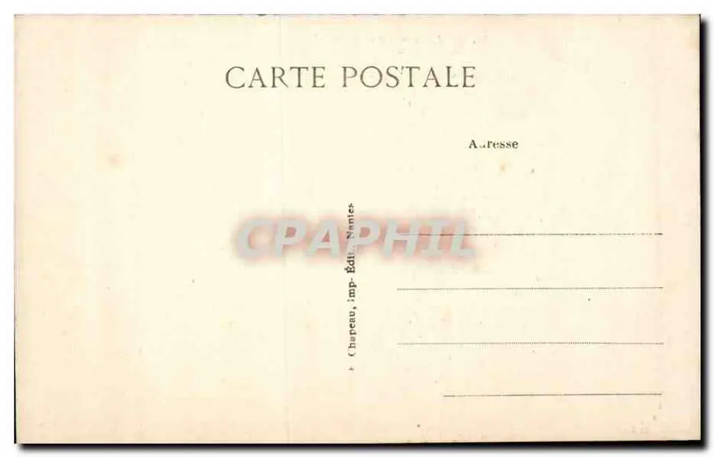Batz (Loire Inf.) — Les Archeaux. Ruínas da Capela N.-D. do Mûrler (século XV) - Verso