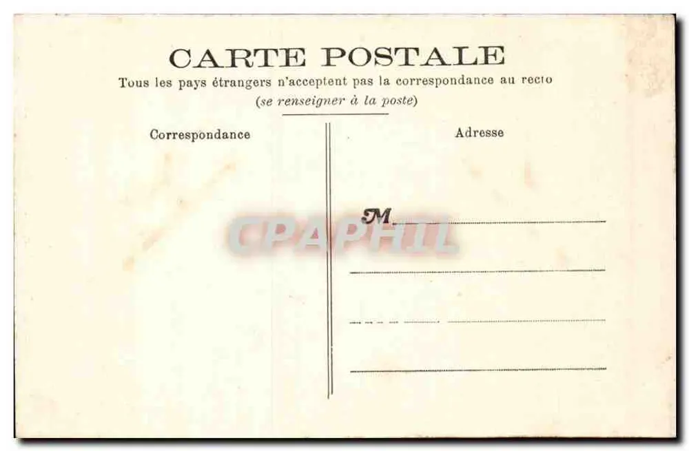Châteauneuf-sur-Cher — Wallfahrtskirche Unserer Lieben Frau der Kinder — Coll. E. L. n° 949 - Rückseite