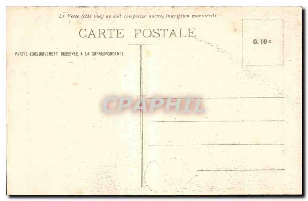 Marseille - N.-D. de la Garde - Der Hochaltar — Sonderausgabe der Basilika - Rückseite