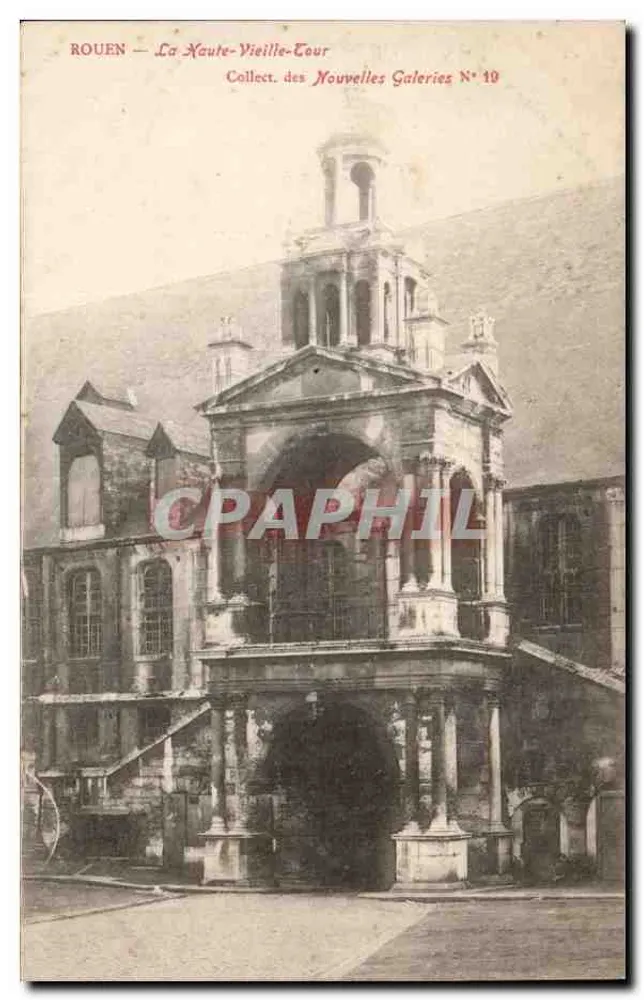 Rouen — A Alta Torre Velha — Coleção das Novas Galerias N° 19 - Frente