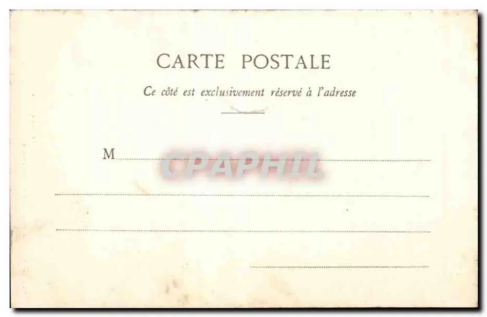 Mont Dore - Le Plat à Barbe — vista da cascata com ponte — Lib. Bougé-Béal, 21 rue de l'Écu, Clermont-Ferrand - Verso
