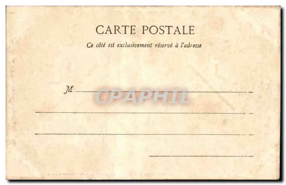 Cidade de Carcassonne — Porta da Aude — Editor Labouche Frères - Verso