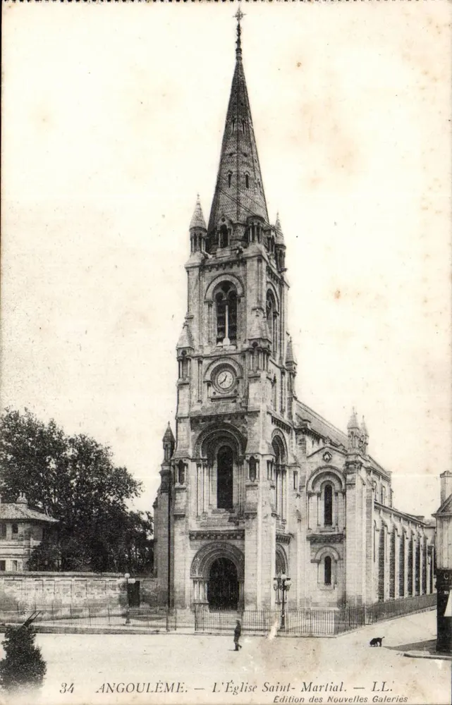 Angoulême — A Igreja de São Martim — Edição das Novas Galerias - Frente