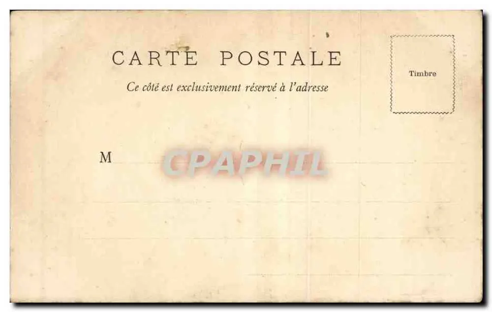Bordeaux — Torre Pey-Berland — W.F. Depositado - Verso