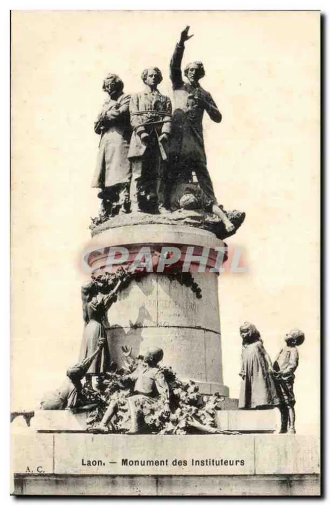 Laon — Monumento dos Professores — A.C. - Frente