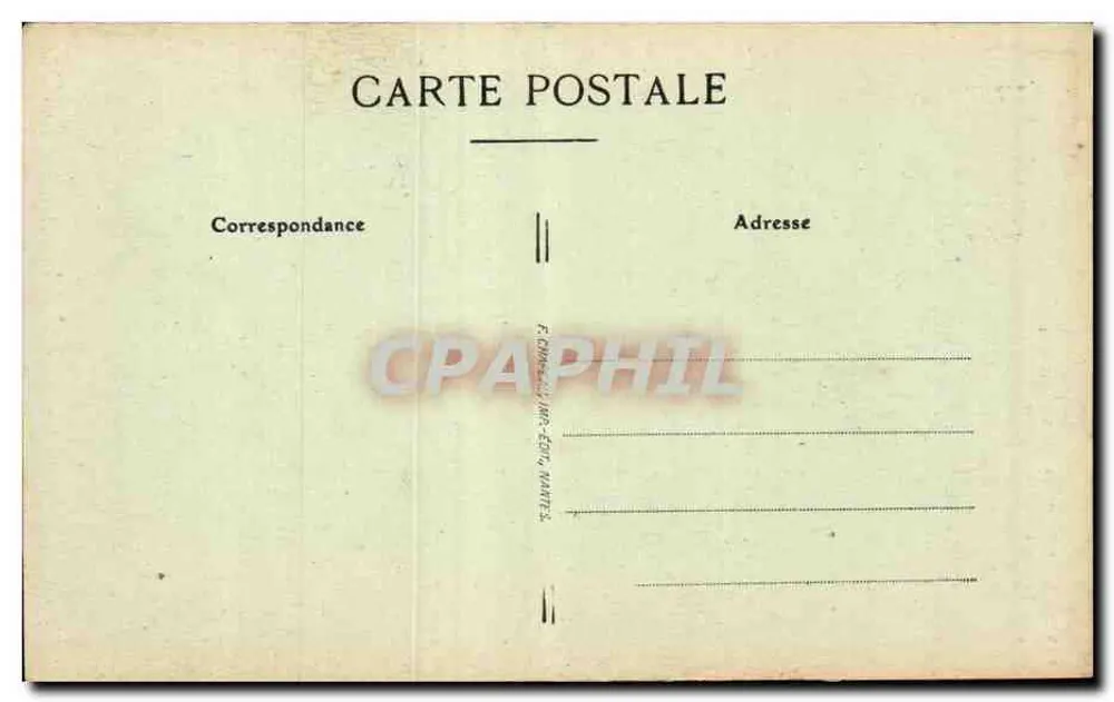Die Kreuzigung von Quéniqun - Guérande (Loire-Inf.) - Umgebung — Verlag F. Connesson, Nr. 143 - Rückseite
