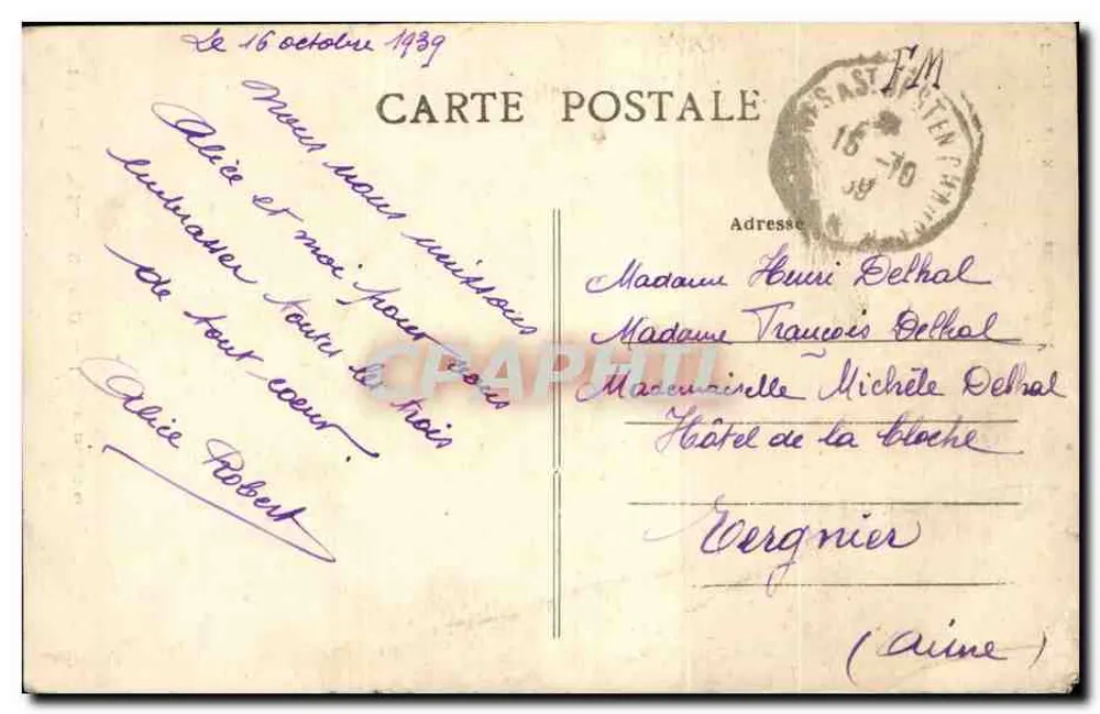 Domfront-la-Compassion — A Igreja Reconstruída — Gallica-Bruididier, n°167 - Verso