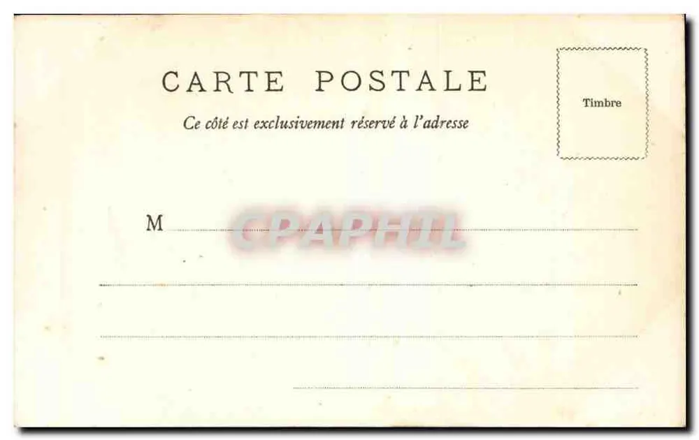 Bordeaux — Estátua de Tourny — W. F. Déposé - Verso