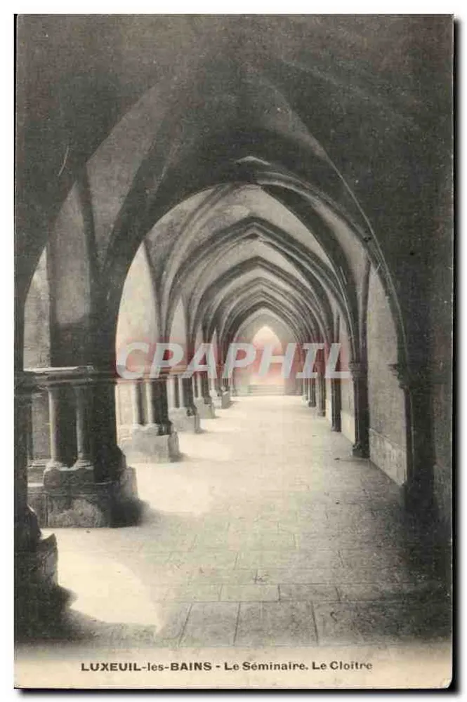 LUXEUIL-les-BAINS - O Seminário. O Claustro - Frente