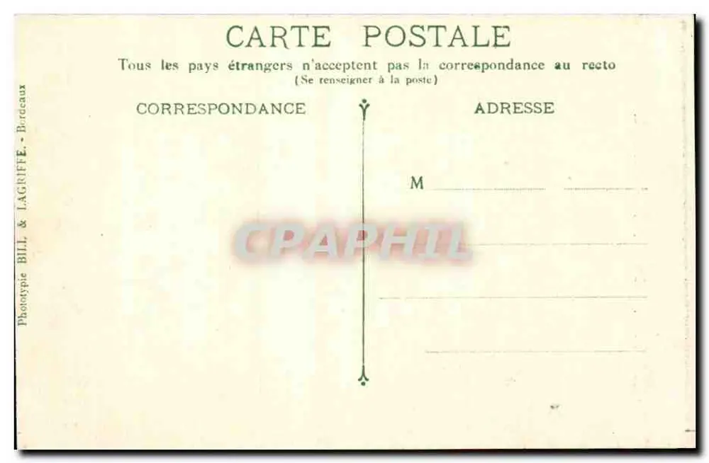 Bordeaux — As Colunas Rostrais — Phototype Bill & Lagriffe & B.A. - Verso