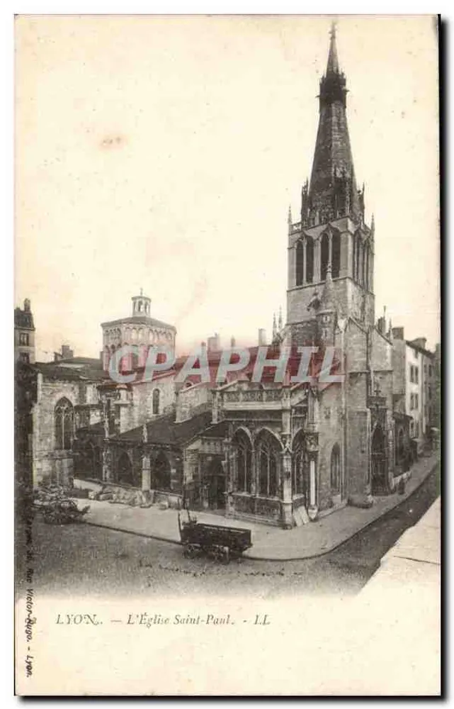 Lyon — A Igreja de São Paulo — LL - Frente