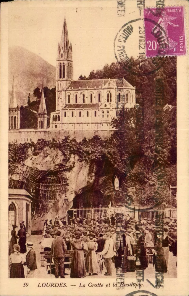 LOURDES — A Gruta e a Basílica — Editor não identificado, n° 59 - Frente