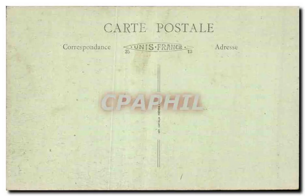 Lyon - N.-D. de Fourvière — vista da basílica com suas torres e seu domo — editor não identificado, n° 214 - Verso