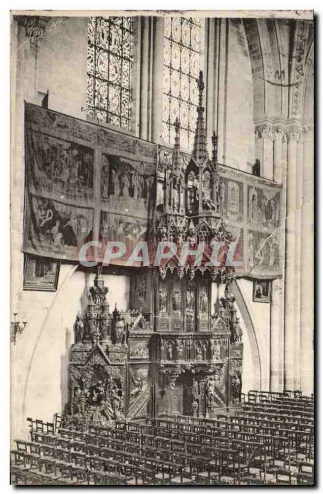 Interior da catedral — Altar e tapeçarias — Editor: L. Dufour, n° 147 - Frente