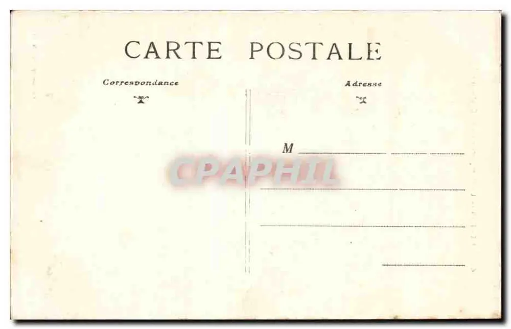 Nevers — El Campanario de la Catedral — Edición especial N. G - Reverso