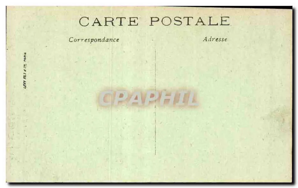 Saint-Jacques — Um Campanário do Século XIII — O Velho Castelo no Fundo - Verso