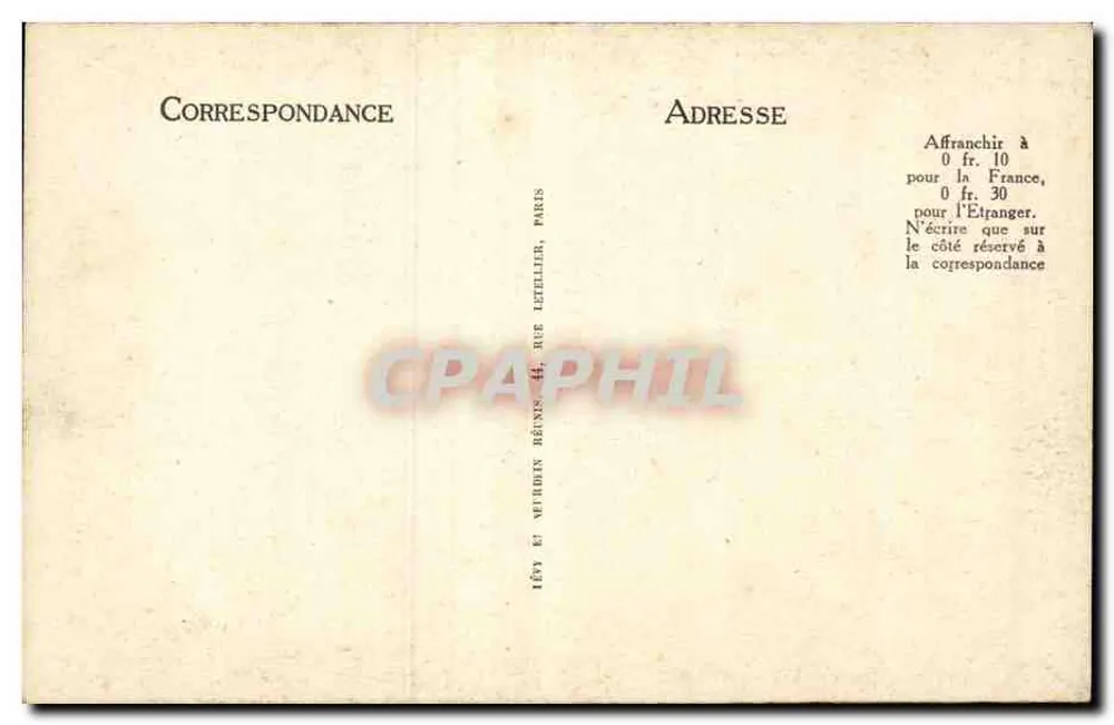 Ruinen der Abtei Jumièges — Kirchenschiff — Verlag ND - Rückseite