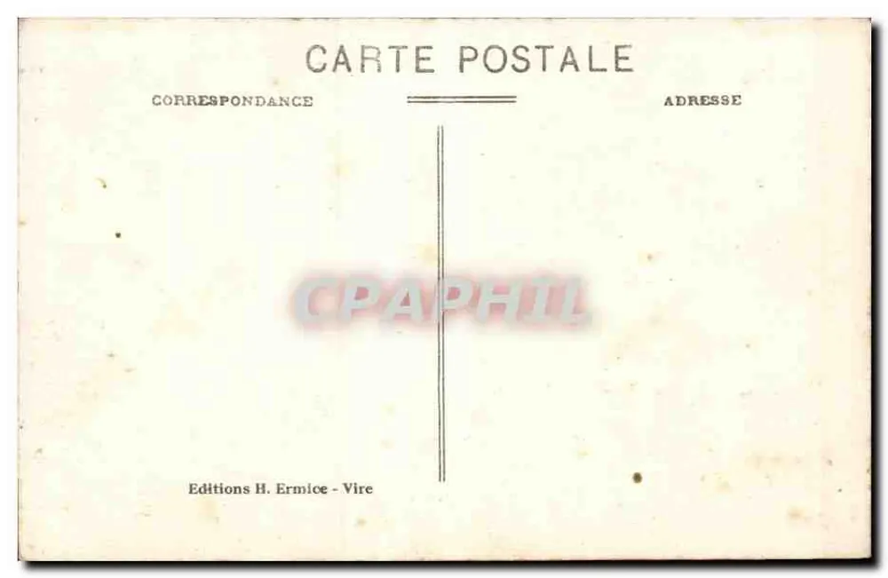 Vire — Ein Portal, Rue de Neutbourg — Éditions H. Ermice - Rückseite