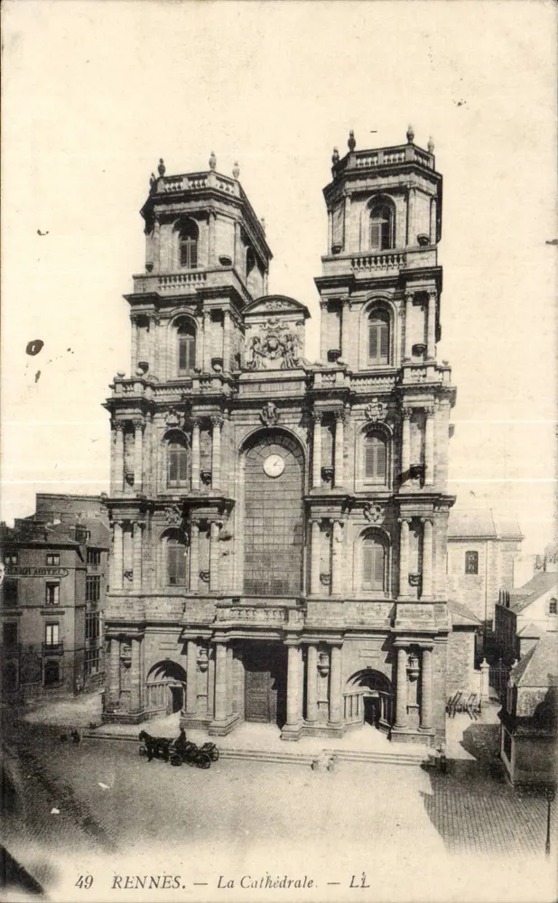 Rennes — A Catedral — Editor Léon Goyet, n°49 - Frente