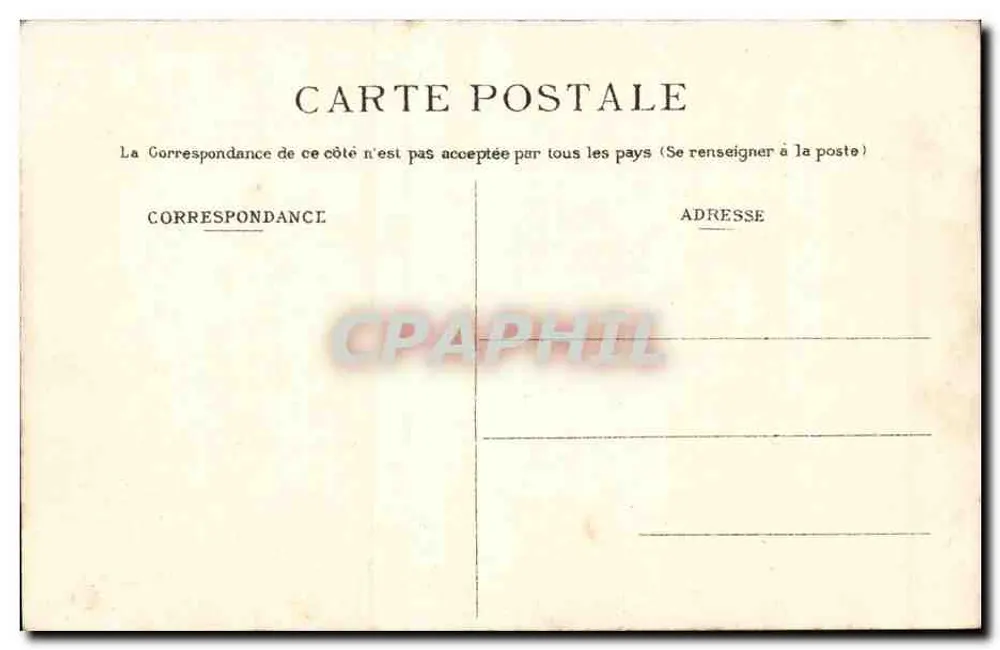 Nevers — Tor zur Ehrenstiege des Herzoglichen Palastes — Sonderausgabe N. 89 - Rückseite