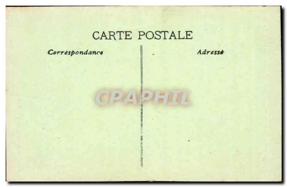 Palast der Indochina — Kolonialausstellung in Marseille, 1922 — Verlag nicht sichtbar - Rückseite