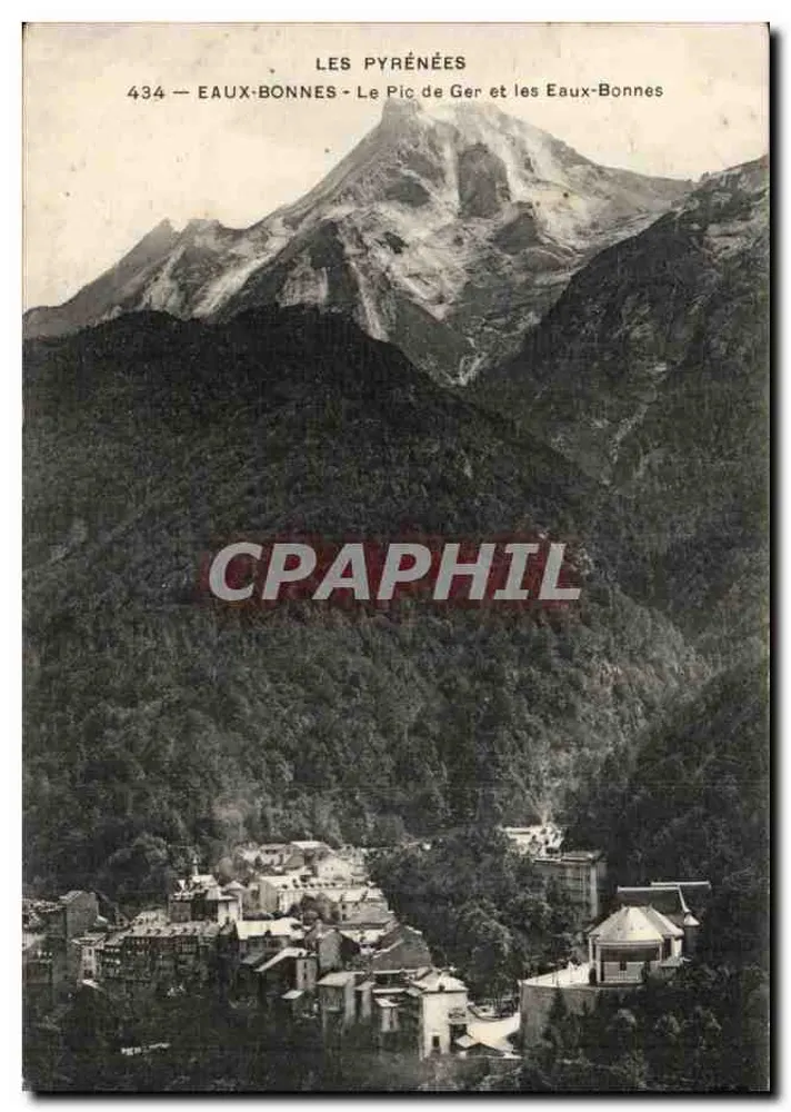 Os Pirineus — O Pic de Ger e as Eaux-Bonnes — Editor: Os Pirineus, n° 434 - Frente