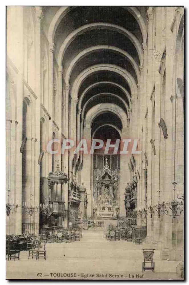 Toulouse — Kirche Saint-Sernin — Die Kirche - Vorderseite