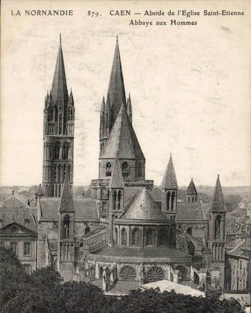 Caen — Apsis der Kirche Saint-Étienne, Abtei der Männer — Normandie, Nr. 879 - Vorderseite