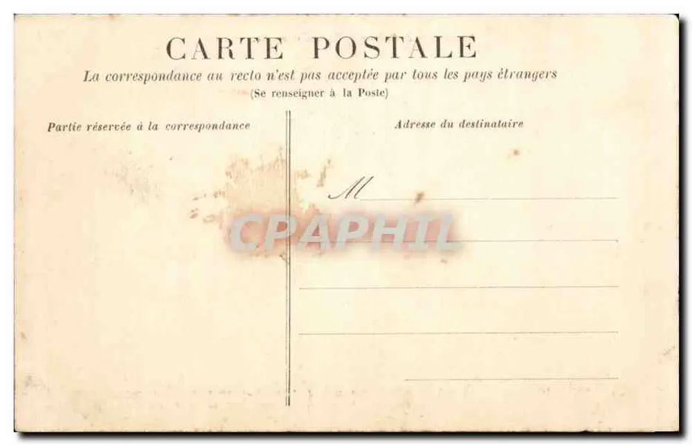 Portail de l'Église Saint-Ouen — Plan du Portail — Brochromotype E. Buloise, Collection Chapela - Rückseite
