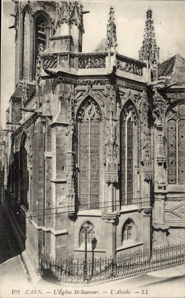 Caen — Katedra św. Zbawiciela — Absydę — LL - Awers