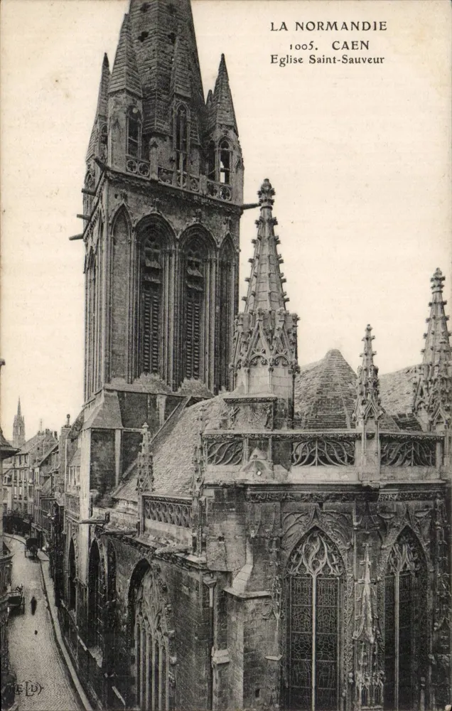 Igreja de São Salvador — Caen — Editor FELD, n° 1005 - Frente