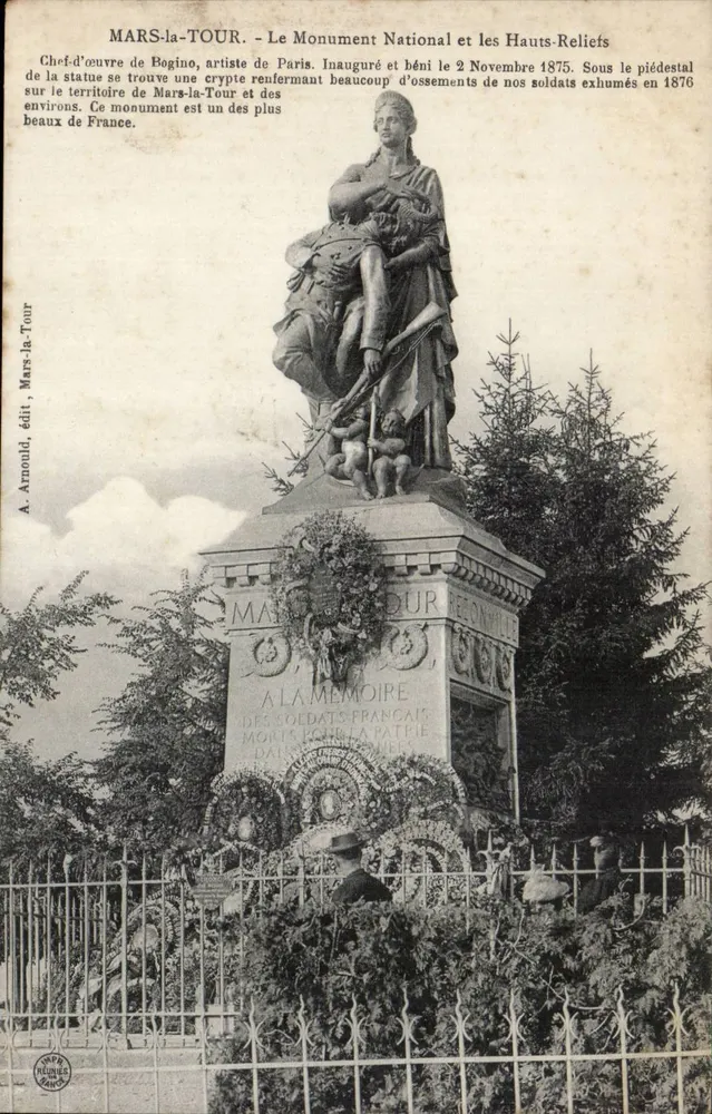 MARS-LA-TOUR — Das Nationale Denkmal und die Hochreliefs — A. Arnould, Verlag Mars-la-Tour - Vorderseite