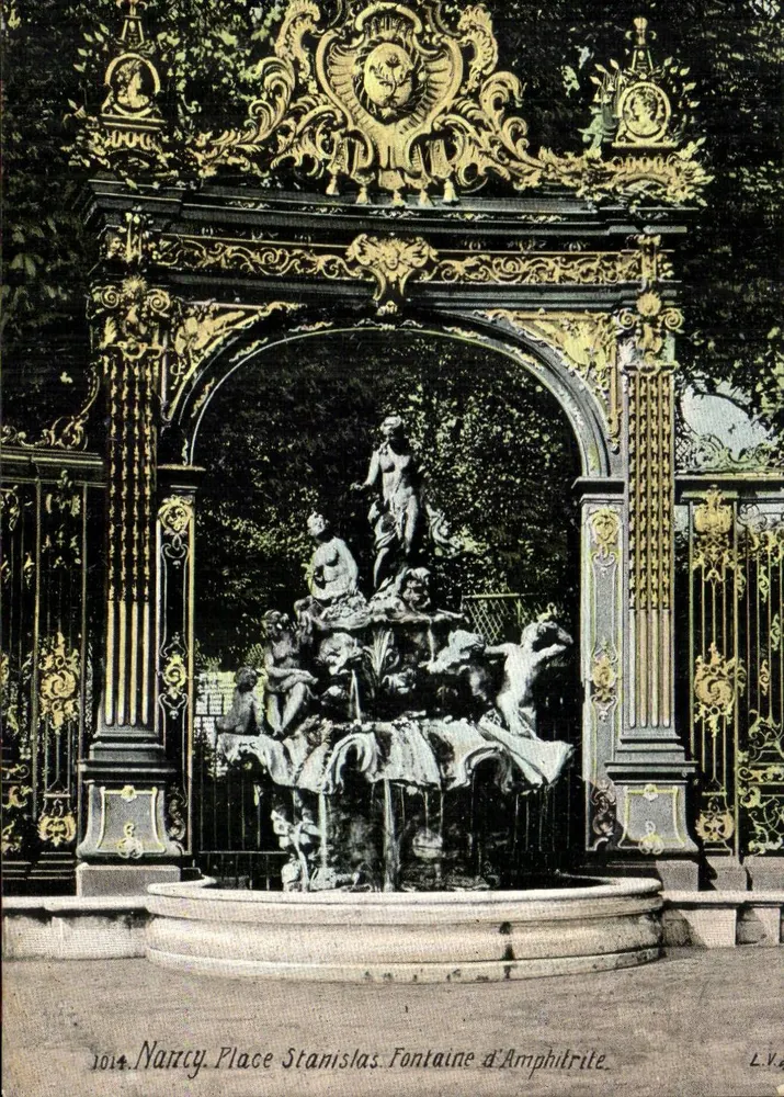 Nancy, Plein Stanislas, Fontein van Amphitrite — uitgever L.Y. & Co, n° 1014 - Voorkant