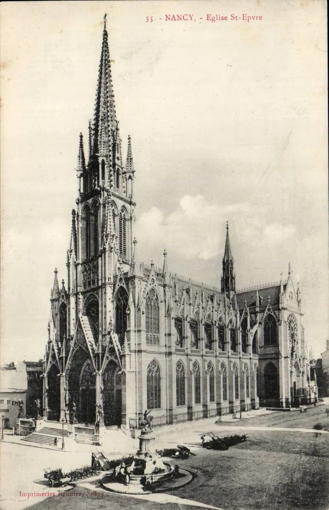 NANCY - Igreja de São Épvre — Impressoras Brunies, Nancy, n°35 - Frente
