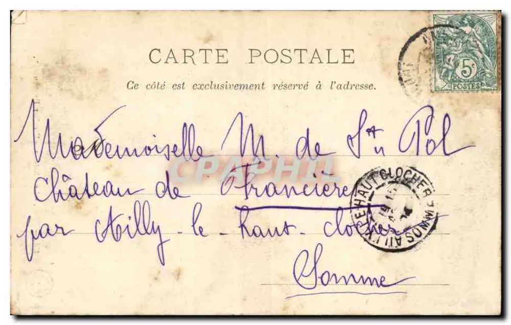 Blois — Das Schloss — Treppenhaus François Ier — Verlag: Druckerei von Tours, Nr. 434 - Rückseite