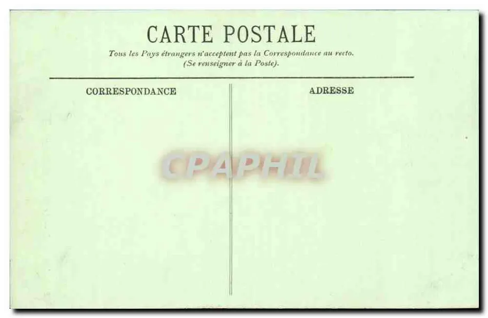Biarritz — O Rocher da Virgem — LL. n°8 - Verso