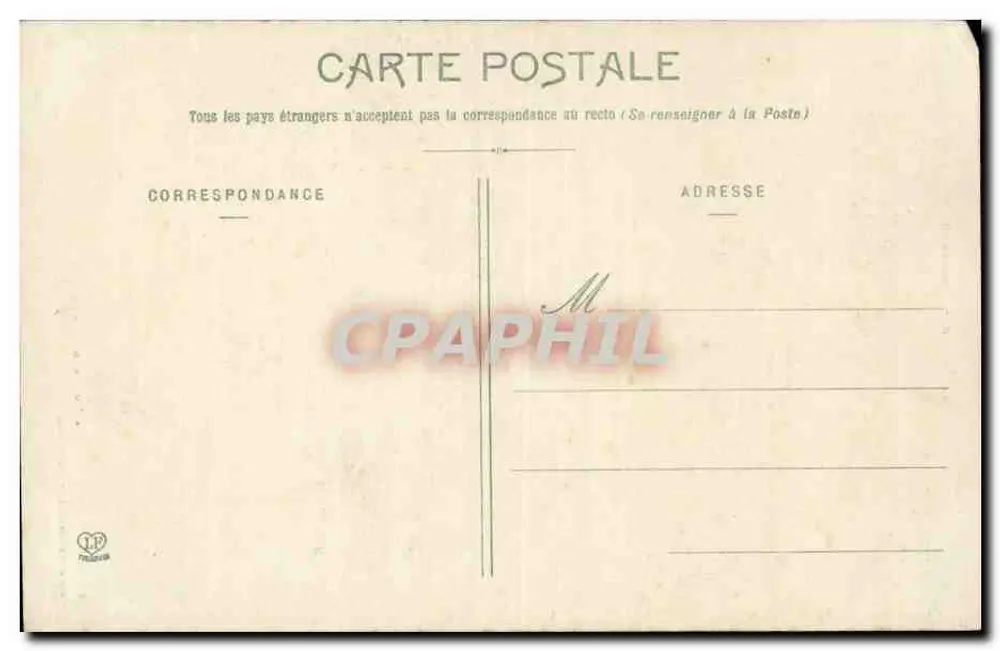 Lourdes — A Cachoeira do Gave — Phototypie Labouche Frères, Toulouse, n°855 - Verso