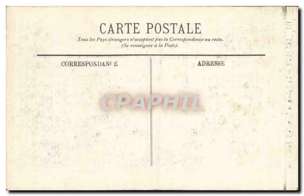Lourdes — A Casa de Bernadette Soubirous — I.N.P. n°113 - Verso