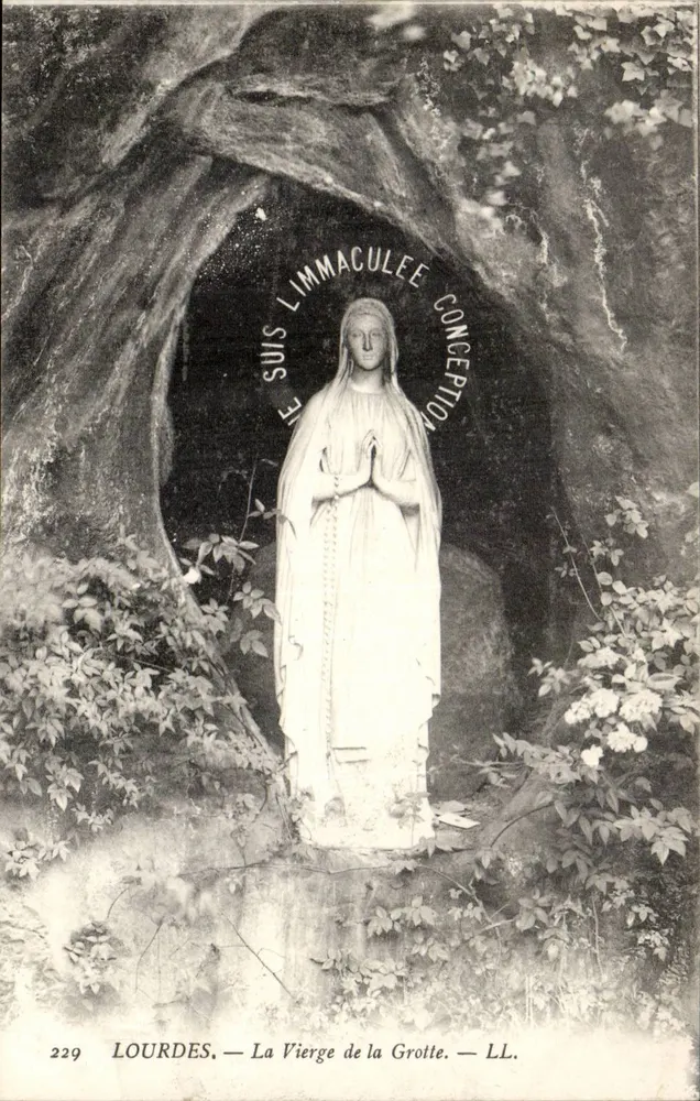 Lourdes — A Virgem da Gruta — LL. — n° 229 - Frente
