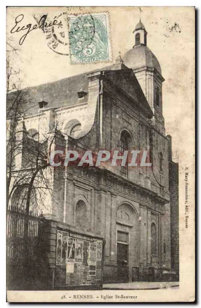 Igreja de São Salvador — Rennes — K. Mary-Romanelle, editora Rennes - Frente
