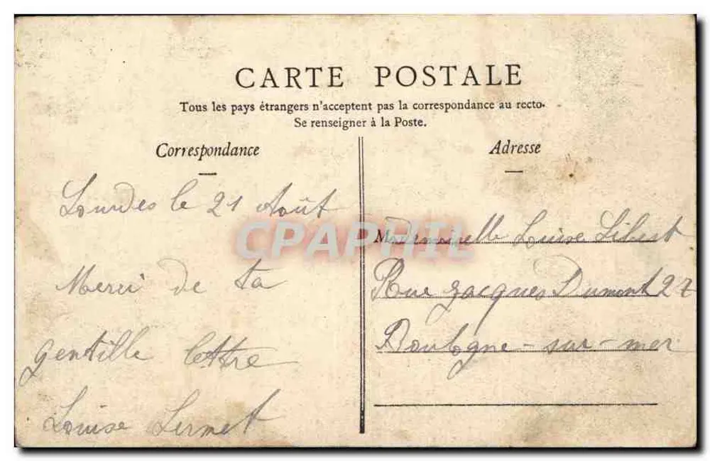 Lourdes — Mosaicos. A Ascensão. — Viron, fot.-edi. Lourdes, n°72 - Verso