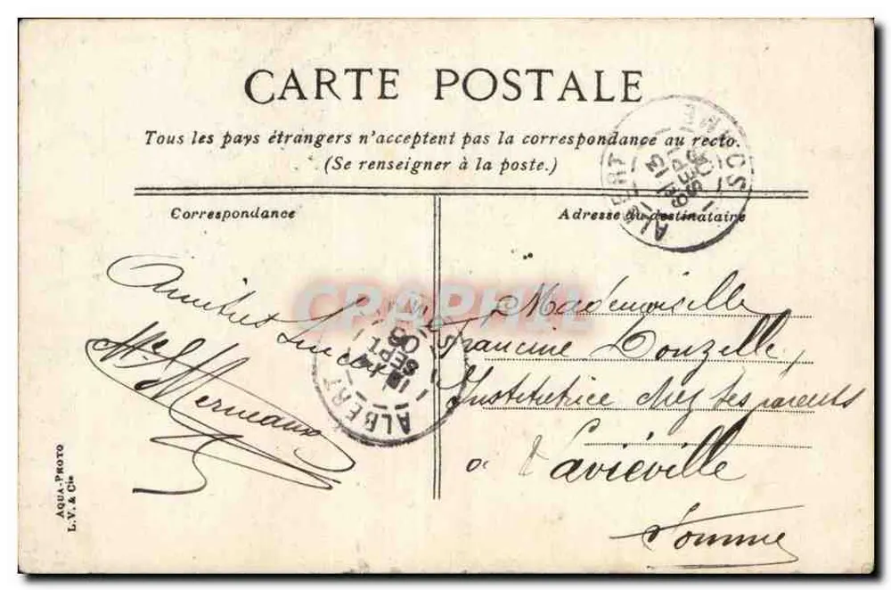 Dijon — O Palácio de Justiça — editor AQUIL- PHOTO L.V. & Cie, n°421 - Verso