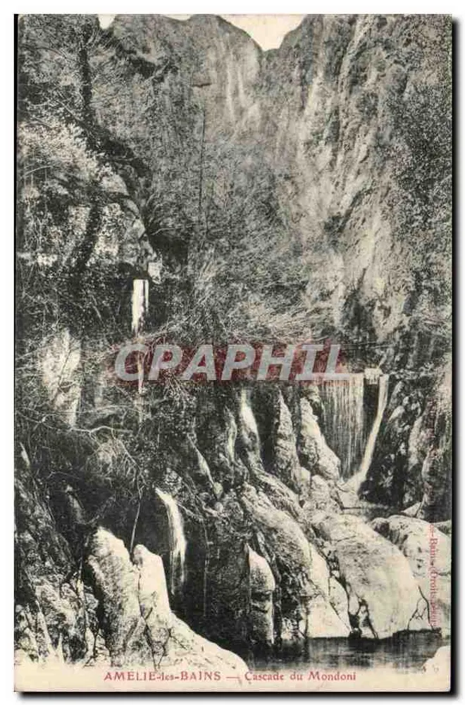 Amélie-les-Bains — Cachoeira do Mondoni — editor não identificado - Frente