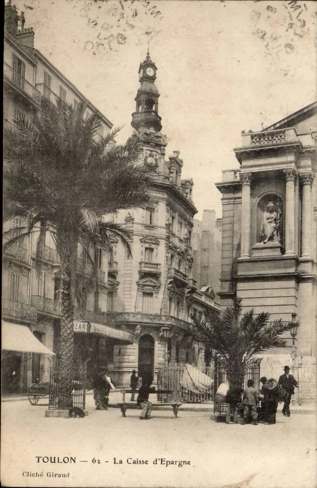 Toulon — A Caixa de Economia — Cliché Giraud - Frente