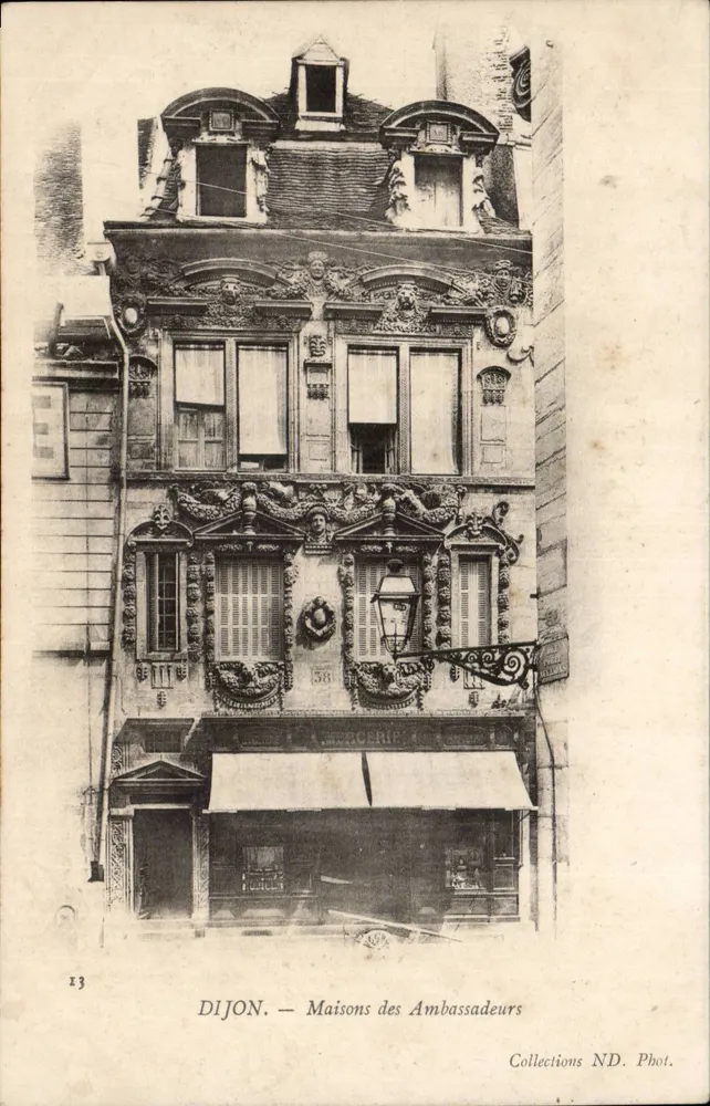 Dijon — Maisons des Ambassadeurs — Collections ND. Phot. n°13 - Frente
