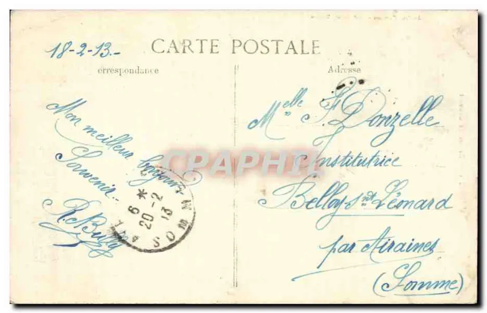 Verdun — Estátua de Chevert — Paul Garet, Verdun - Verso