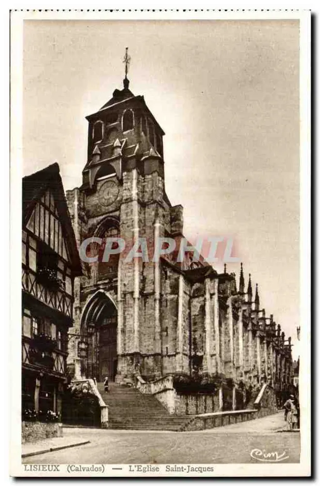 Lisieux (Calvados) — A Igreja de São Jacó — Cimy - Frente