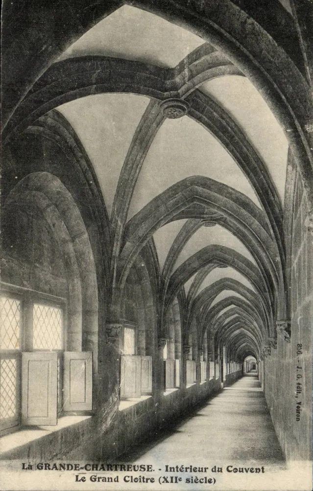 A GRANDE-CHARTREUSE - O Grande Claustro (século XII) - J.C. edit., Valton - Frente