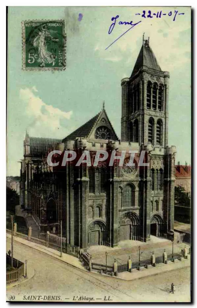 Saint-Denis — A Abadia — LL. — Editor LL, n° 30 - Frente
